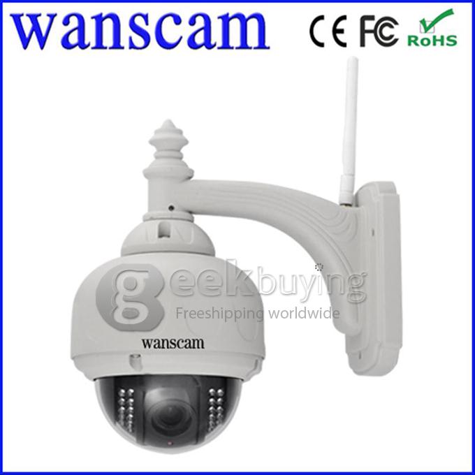 Wanscam HW0028 Outdoor IR-Cut PTZ 720P IR P2P H.264 Wireless IP Camera with Motion detection for iPhone Android Phone