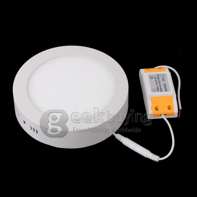 60*2835SMD 1200LM 6000K 12W Natura White Light LED Panel Light with Aluminium Frame (AC 85-260V)