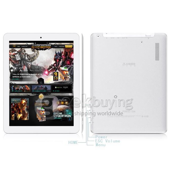 Teclast P98HD RK3188 1.6GHz 9.7 inch Tablet PC Android 4.1 Quad Core Retina Capacitive Touch Screen 2048*1536 2GB/16GB