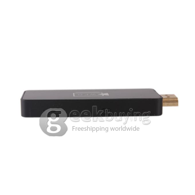 WFD S ARM Cortex A9 HDMI 1.4 DLNA&Airplay Miracast dongle Support Android 4.2 or above device- Black