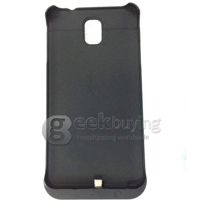3800mAh External Battery Pack Case Cover for Samsung Galaxy Note 3 III N9000 - Black