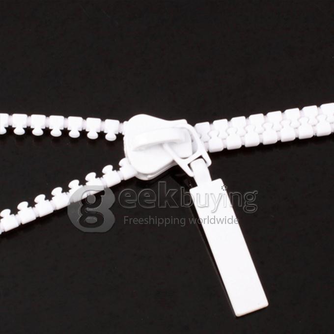 3.5mm In-Ear Earbuds Noise-Isolating with Tangle Free Zipper Cabling Earphone for Cellphones/Google Nexus 5 - White