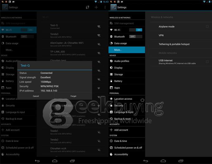 Cube U39GT-3G Talk9 MTK8389T 1.5GHz 9 inch Tablet PC Phablet Android 4.2 Quad Core PLS Capacitive Touch Screen 1920*1280 1GB/16GB - White