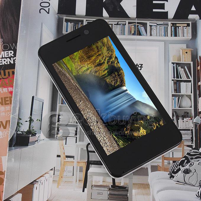 MYSAGA C1 4.0Inch Capacitive Touch Screen MTK6572W Dual Core Smartphone Dual Camera Android 4.2 OS 3G/GPS - White