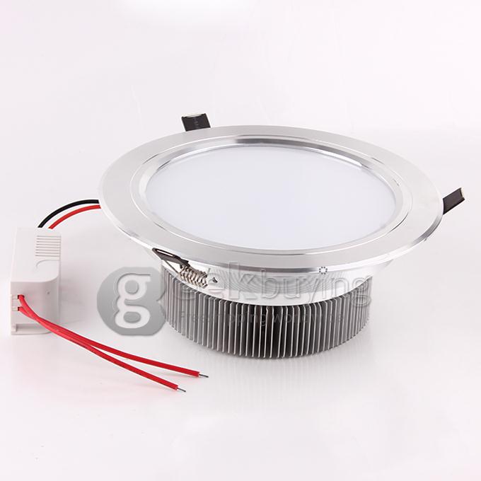 12W 12*1W 1110LM Warm White Light Aluminum LED Ceiling Recessed Bulb (AC 85-265V)