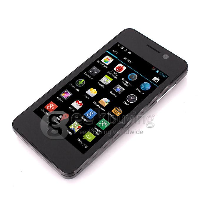CUBOT GT90 MTK6572W Dual Core 1.3GHz Smart Phone 4G ROM 5.0MP Camera 3G/GPS- Black