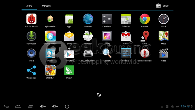 Original T-R42 RK3188T Quad Core Google Android 4.2.2 Cortex-A9 1.4 GHz Mini TV BOX HDMI HDD Player 2G/8G Bluetooth/RJ45/External Wifi Antenna with IR Remote Controller - Black