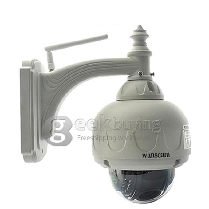 Wanscam HW0028 Outdoor IR-Cut PTZ 720P IR P2P H.264 Wireless IP Camera with Motion detection for iPhone Android Phone