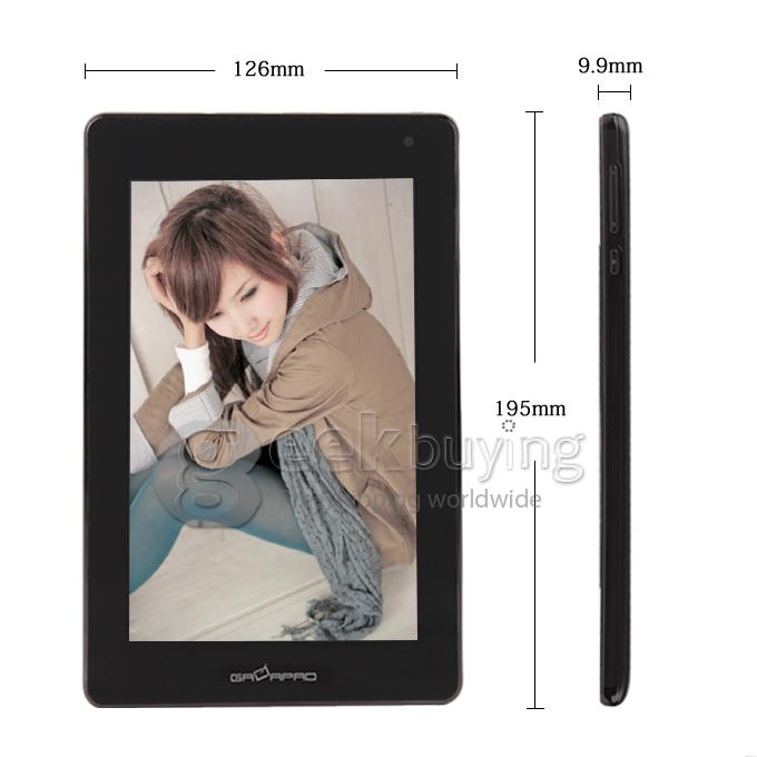 GalaPad 7 G2-3G Nvidia Tegra 3 7 inch Tablet PC Phablet Android 4.1 Quad Core IPS Capacitive Touch Screen 1280*800 1G/16G - Black