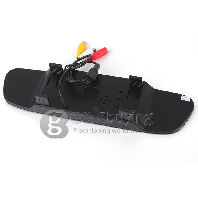 4.3Inch 2 Video Input TFT LCD Display Screen 480*234 Car Parking Rear View Reverse Mirror Monitor for Car DVD VCD Camera