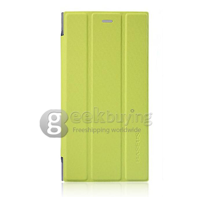 New Style Leather Folio Flip Stand Cover Case for Xiaomi Mi3 - Green
