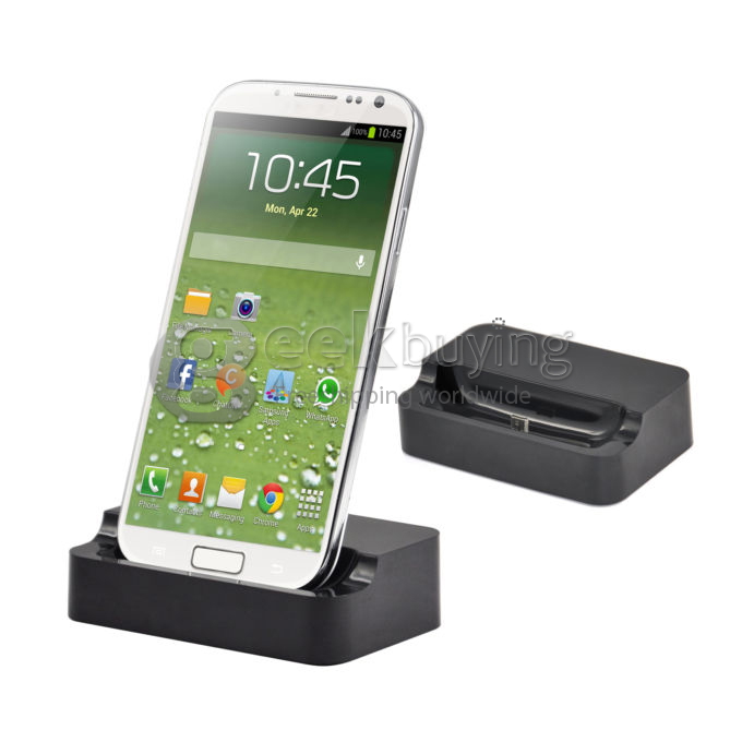 New Dock Station Stand Charger Cradle for Samsung Galaxy S4 i9500-Black(2001)