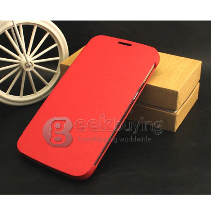 New Luxury Flip PU Leather Case Cover for Samsung Galaxy Mega 6.3 GT-i9200 Red
