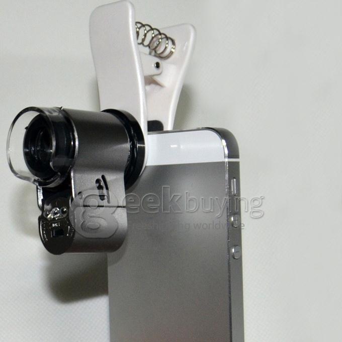 Universal 65X Mini LED Eye Jewelry Loupe Fold Unfold Magnifier Microscope for Cellphone/Samsung/iPhone/Blackberry/Google Nexus 5