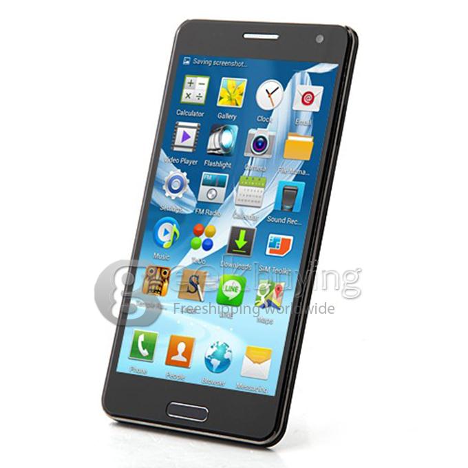 GT-N9000 5.5Inch QHD Screen MTK6572M Dual Core SmartPhone 512MB+4GB 8.0MP Camera Android 4.2 OS - Black