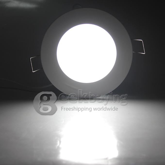 30*2835SMD 600LM 6000K 6W Natural White Light LED Panel Light with Aluminium Frame (AC 85-260V)