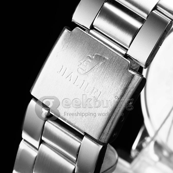 Unisex Analog Alloy Band Quartz Wrist Watch - Silver