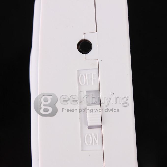 120dB Wired Anti-Theft Exhibit Alarm Security with Four Sensors for Cell Phone Camera Laptop MP5 - White