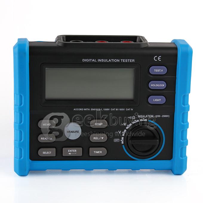 MASTECH AIM02 250V-2500V Digital Insulation Resistance Tester