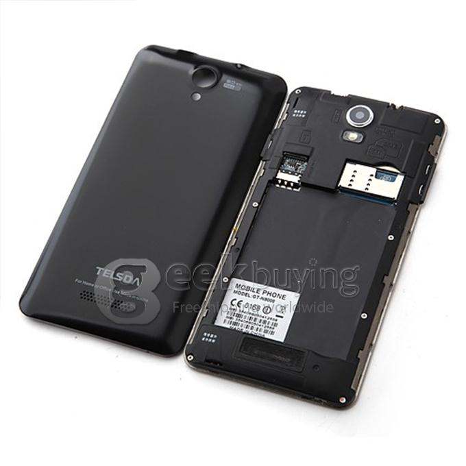 GT-N9000 5.5Inch QHD Screen MTK6572M Dual Core SmartPhone 512MB+4GB 8.0MP Camera Android 4.2 OS - Black
