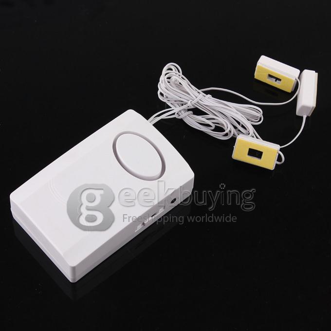 120dB Wired Anti-Theft Exhibit Alarm Security with Three Sensors for Cell Phone Camera Laptop MP5 - White