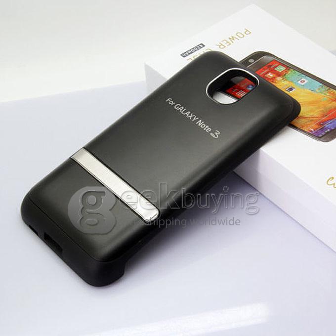 4200mAh Power Pack Backup Battery Charger Case for Samsung Galaxy Note III 3 N9005 - Black