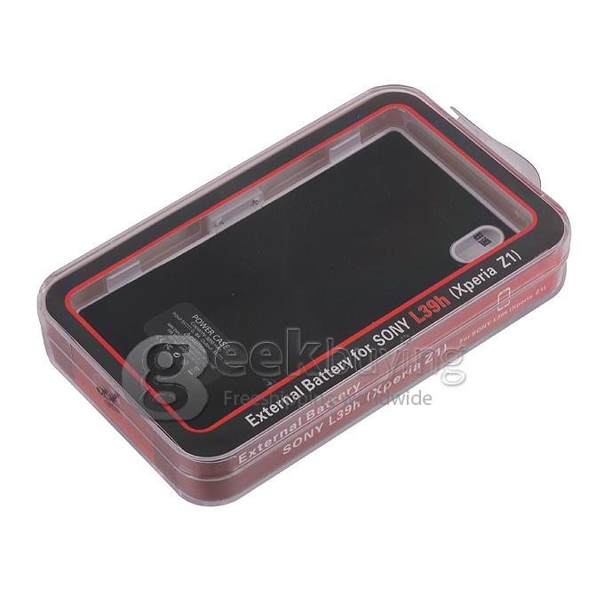 3200mAh Portable Power Pack Backup Battery Charger Case for Sony Xperia Z1 L39h - White