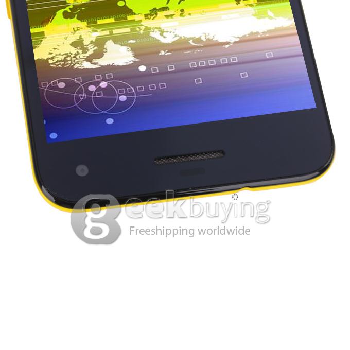 Mpai 809T 5.0inch IPS HD Screen Corning II Gorilla glass Ultrathin Quad core MTK6582 1.3GHz 8.0MP Android 4.2 1GB+4GB NFC/OTG/Air Gesture with 3G/GPS-Yellow