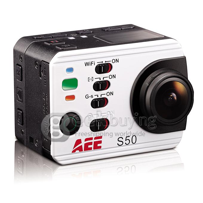 AEE S50 10x Digital Zoom 8MP HD 1080P 175 Degree Wide Angle Waterproof Sporty Digital Video Camcorder with WIFI