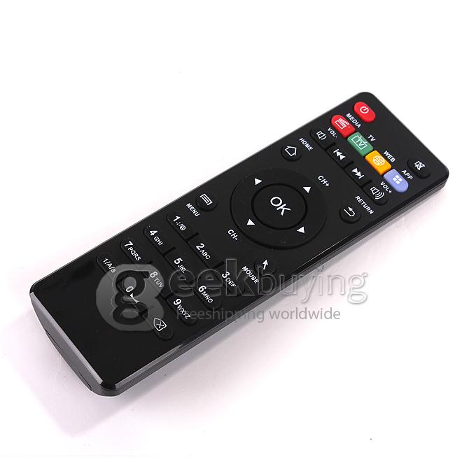 GK320 RK3066 Dual Core ARM Cortex-A9 Google Android 4.1.1 OS Mini TV BOX 1G/4G IR Remote External Wifi Antenna - Black