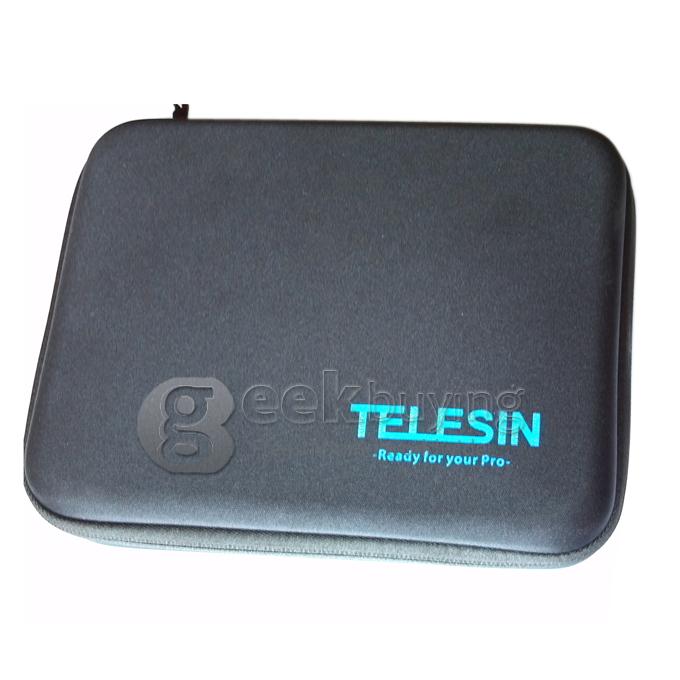 Telesin Three-dimensional Black Protective Travel Carry Bag Case for Gopro Hero 3+ /3 /2 /1 Camera & Gopro Accessories - Medium
