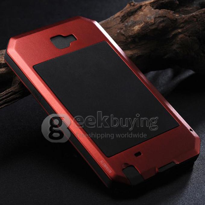 New Brand Weather/Dirt/Shockproof Protective Case with Gorilla Glass for Sumsung Galaxy Note 2 II N7100 - Red