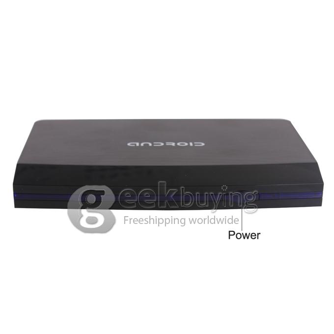 GK526T Amlogic Aml8726MX Dual Core ARM Cortex-A9 Google Android 4.2 OS Mini TV BOX 1G/4G DVB-T/T2 IR Remote Controller - Black
