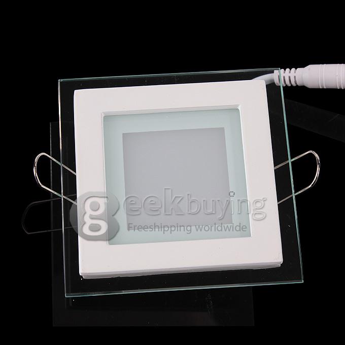 JOYDA-BL06F-WH 10*2835SMD 590LM 3000K 6W Warm White Square LED Panel Light with Aluminium Frame(AC 85-265V)