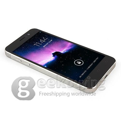 JIAYU G5 4.5Inch IPS HD Screen Coring II Gorilla Glass Smartphone MTK6589T Quad Core 1.5GHz 2G+32G 13.0MP Back Camera with 3G/GPS - Black