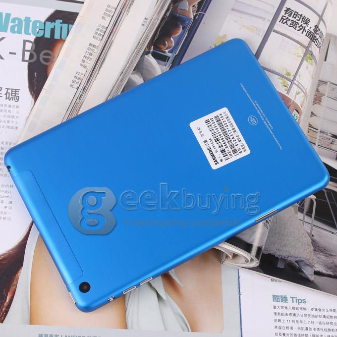 SanMeng A5 Qualcomm MSM8X25Q 1.2GHz 7.85 inch Tablet PC Phablet Android 4.2 Quad Core Capacitive Touch Screen 1024*768 1GB/16GB - Blue