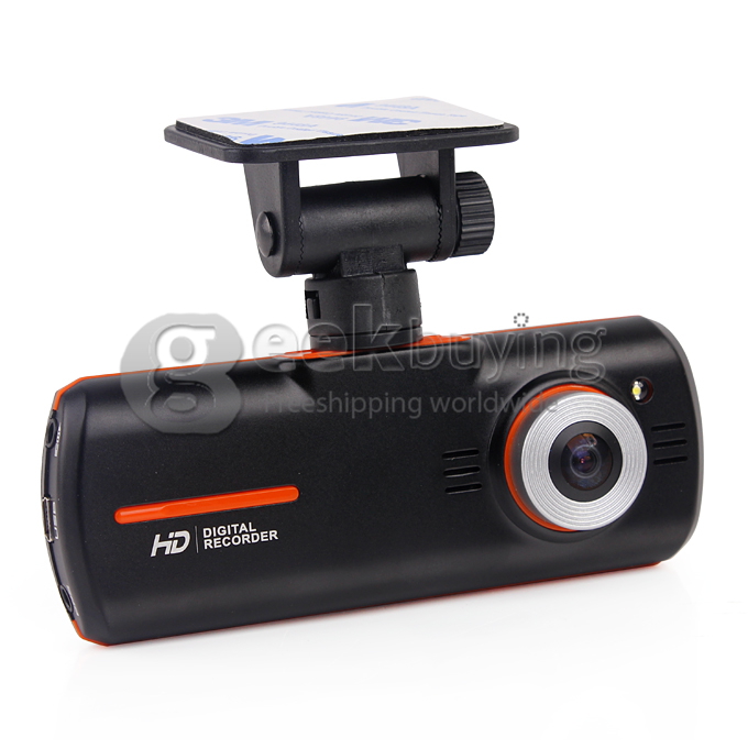 Car DVR Camera New F90G H.264 Full HD 1280x720P 30FPS 2.7Inch Dual Lens G-Sensor GPS Video Recorder