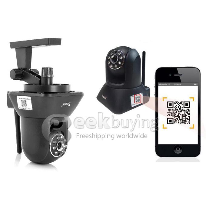 Indoor EasyN F3-M187 P2P 1/4 CMOS 300,000 Pixel 3.6mm Lens IR Night Wireless IP Camera for iPhone Android Phone