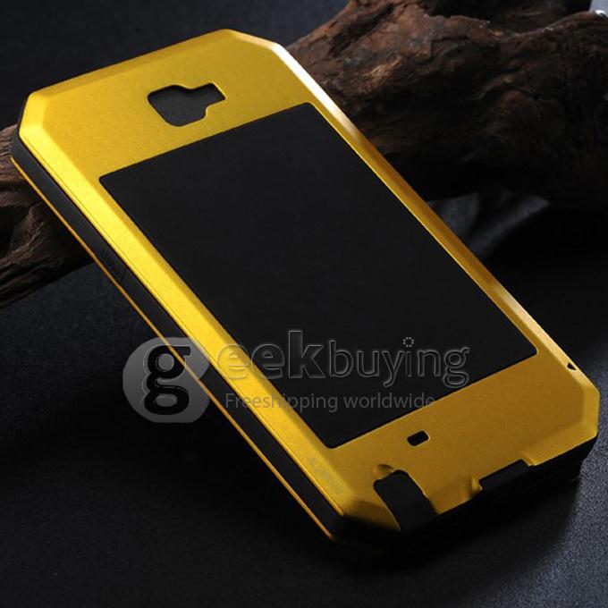 New Brand Weather/Dirt/Shockproof Protective Case with Gorilla Glass for Sumsung Galaxy Note 2 II N7100 - Yellow