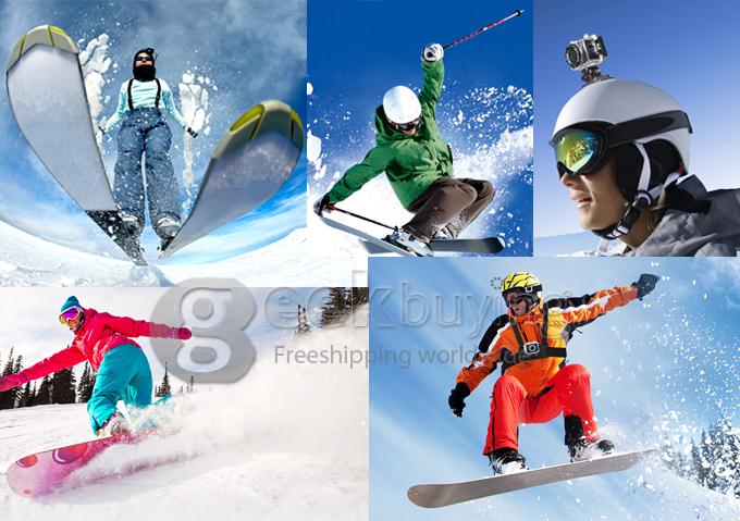 AEE S50 10x Digital Zoom 8MP HD 1080P 175 Degree Wide Angle Waterproof Sporty Digital Video Camcorder with WIFI
