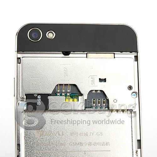JIAYU G5 4.5Inch IPS HD Screen Coring II Gorilla Glass Smartphone MTK6589T Quad Core 1.5GHz 2G+32G 13.0MP Back Camera with 3G/GPS - Black