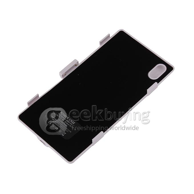 3200mAh Portable Power Pack Backup Battery Charger Case for Sony Xperia Z1 L39h - White