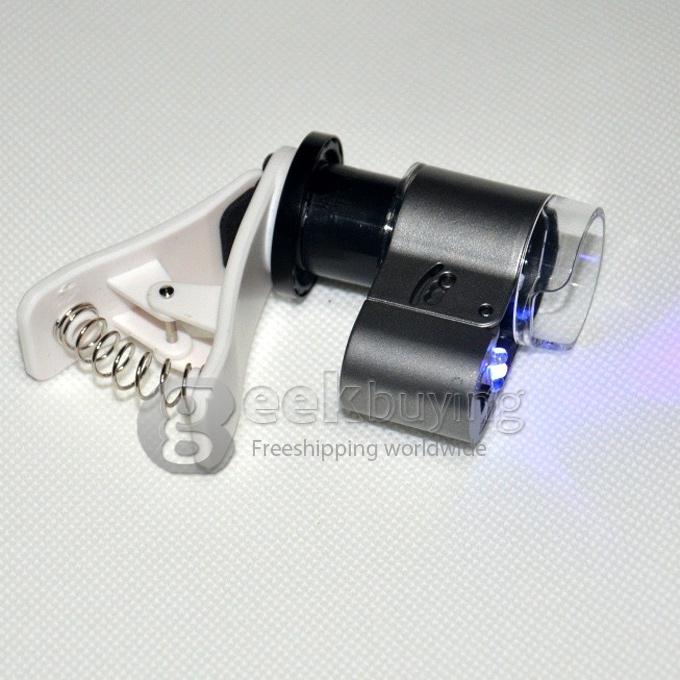 Universal 65X Mini LED Eye Jewelry Loupe Fold Unfold Magnifier Microscope for Cellphone/Samsung/iPhone/Blackberry/Google Nexus 5