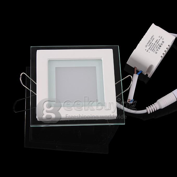 JOYDA-BL06F-WH 10*2835SMD 590LM 3000K 6W Warm White Square LED Panel Light with Aluminium Frame(AC 85-265V)