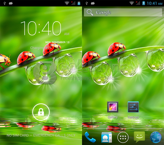 W450 4.5inch FWVGA Capacitive Screen MTK6582 Quad Core Smartphone 1G/4G 8.0MP Camera Android 4.2 OS 3G/GPS with Free Case - Pink