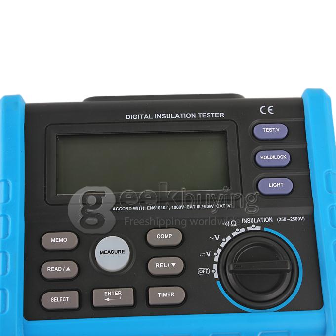 MASTECH AIM02 250V-2500V Digital Insulation Resistance Tester