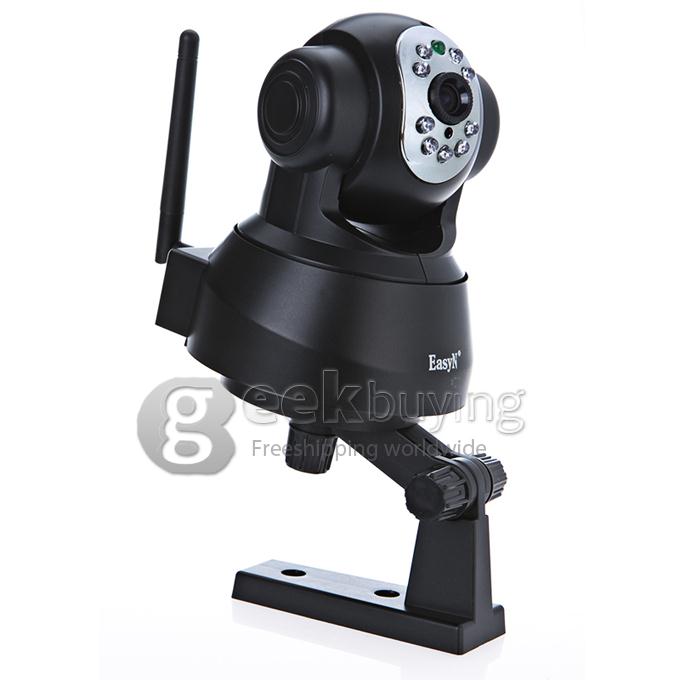 Indoor EasyN F3-M166 Two Way Audio PTZ 300K Pixels P2P Motion-JPEG Format PnP Wireless IP Camera for iPhone and Android Phone PC