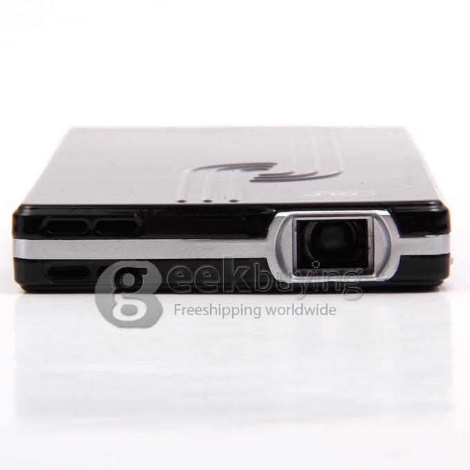 EPD03 Portable 640 * 480 Pixels 40 Lumens LED DLP Projector with 1800mAh Battery for Mobile Phone Tablet Computer Black
