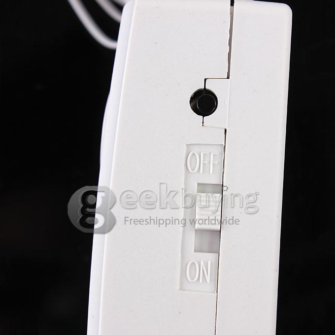 120dB Wired Anti-Theft Exhibit Alarm Security with One Sensor for Cell Phone Camera Laptop MP5 - White