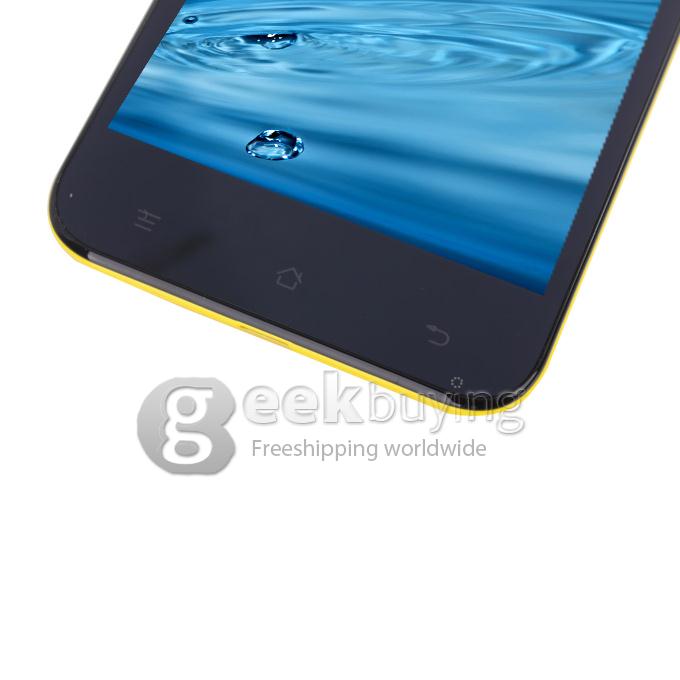 Mpai 809T 5.0inch IPS HD Screen Corning II Gorilla glass Ultrathin Quad core MTK6582 1.3GHz 8.0MP Android 4.2 1GB+4GB NFC/OTG/Air Gesture with 3G/GPS-Yellow